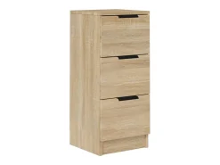 Aparador de roble Sonoma 30x30x70 cm Madera de ingeniería