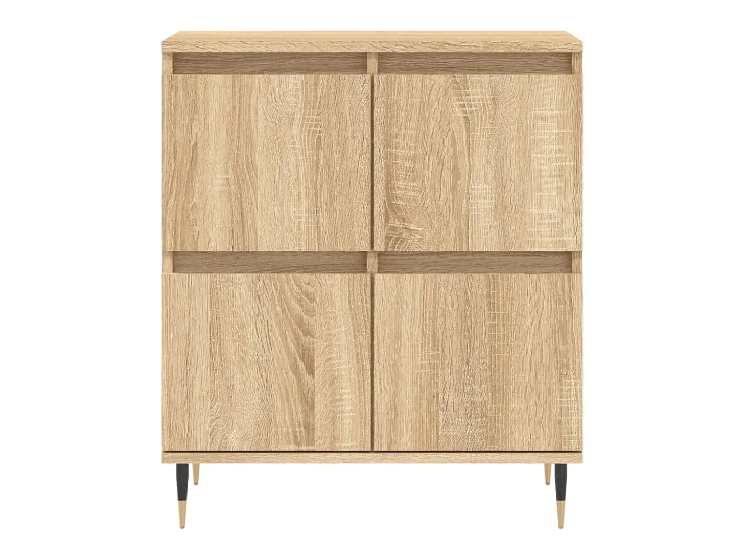 Aparador de roble Sonoma 60x35x70 cm Madera de ingeniería