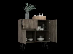 Aparador de salón Z80 Andora, con gabinete 80CM A X 80CM An X 35CM P Bellota