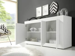 Aparador design 3 puertas Blanco lacado COMETE