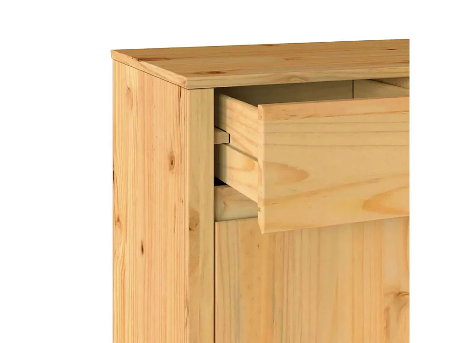 Aparador Drammen Roble 79 x 43 x 75.5 cm Madera maciza de Pino