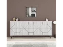 Aparador Dune 183 blanco 184x35x77.4 cm