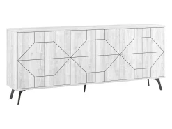 Aparador Dune 183 blanco 184x35x77.4 cm