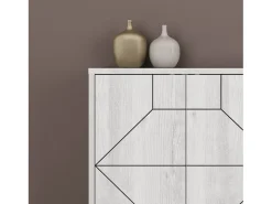 Aparador Dune 183 blanco 184x35x77.4 cm