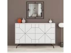 Aparador Dune blanco 123x35x62.4 cm