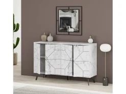 Aparador Dune blanco 123x35x62.4 cm