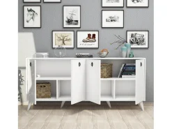 Aparador Elite 1614 blanco 180x45x80 cm
