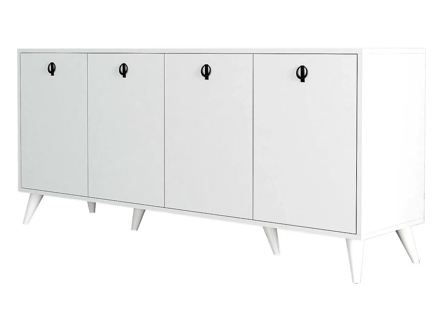 Aparador Elite 1614 blanco 180x45x80 cm