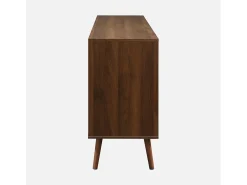 Aparador estilo escandinavo con 2 puertas, 160cm nogal