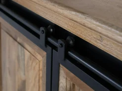 Aparador estilo industrial fabricado a mano en madera de mango 2m