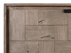 Aparador fabricado en madera de acacia y metal 160cm