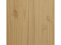 Aparador FLORO madera maciza de pino marrón cera 114x43x74 cm