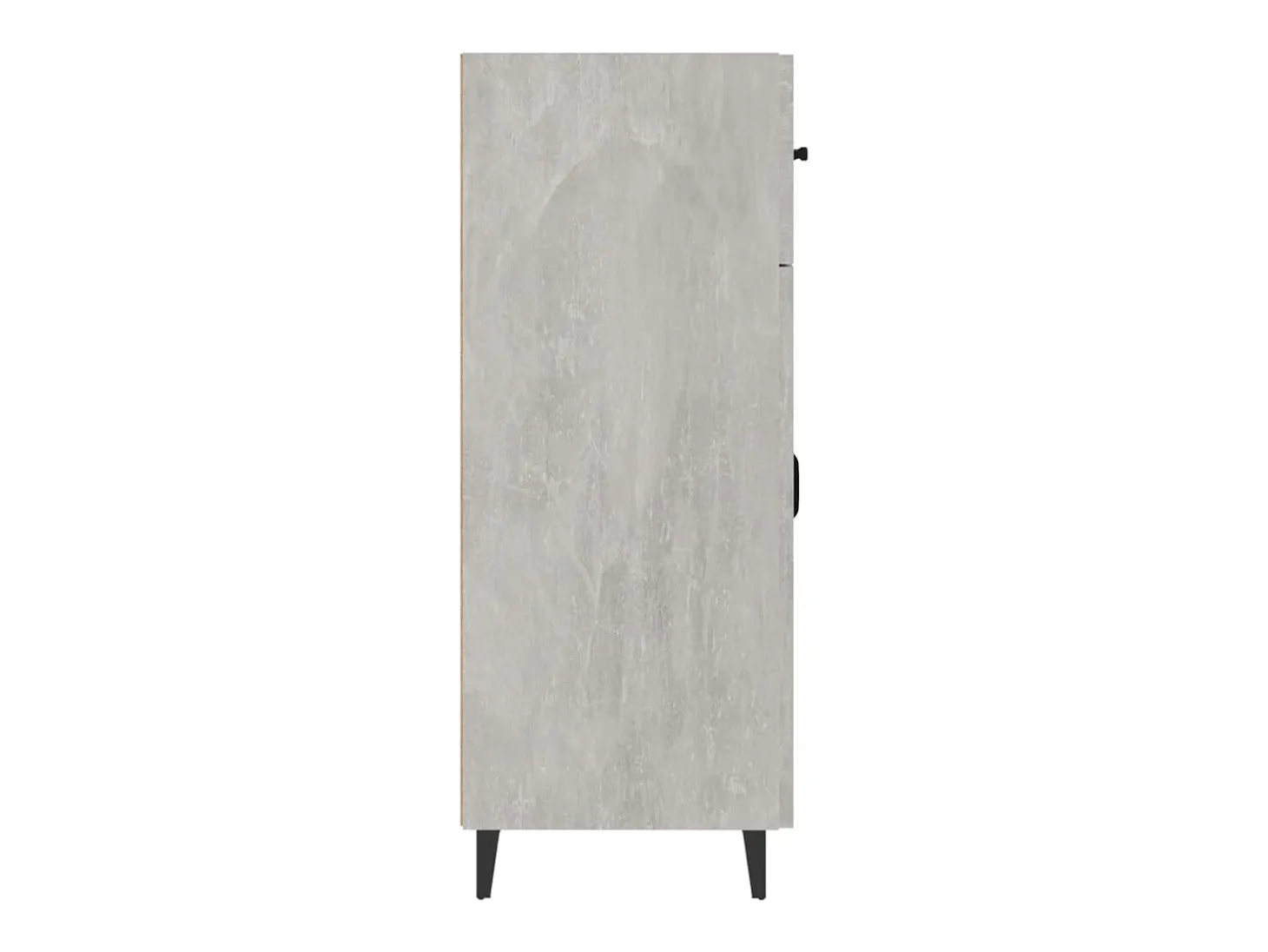 Aparador gris hormigón 69,5x34x90 cm madera de ingeniería