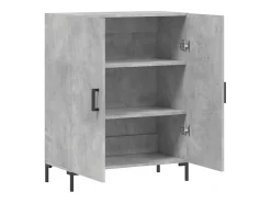 Aparador gris hormigón 69,5x34x90 cm madera de ingeniería