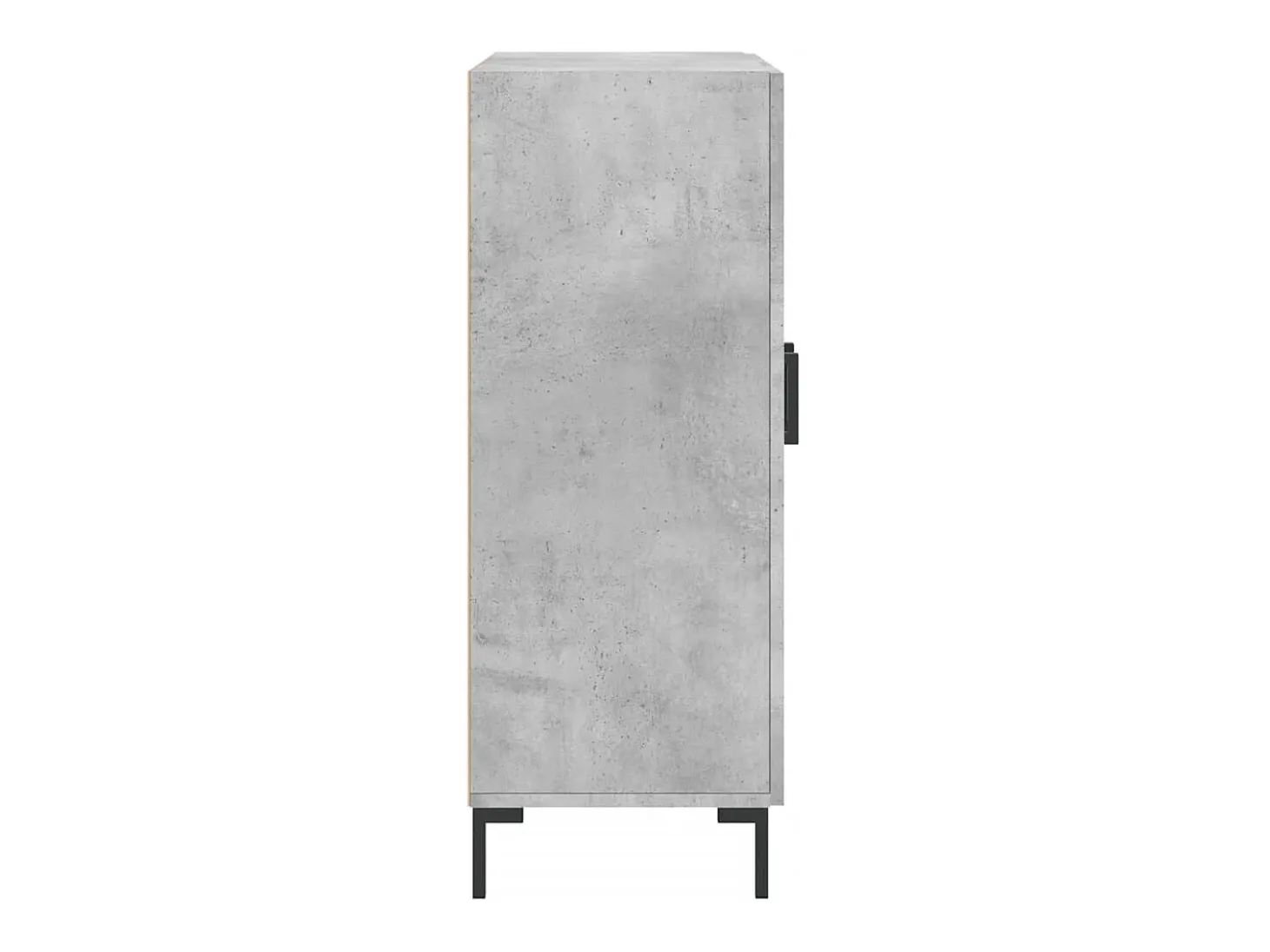 Aparador gris hormigón 69,5x34x90 cm madera de ingeniería