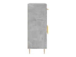Aparador gris hormigón 69,5x34x90 cm madera de ingeniería