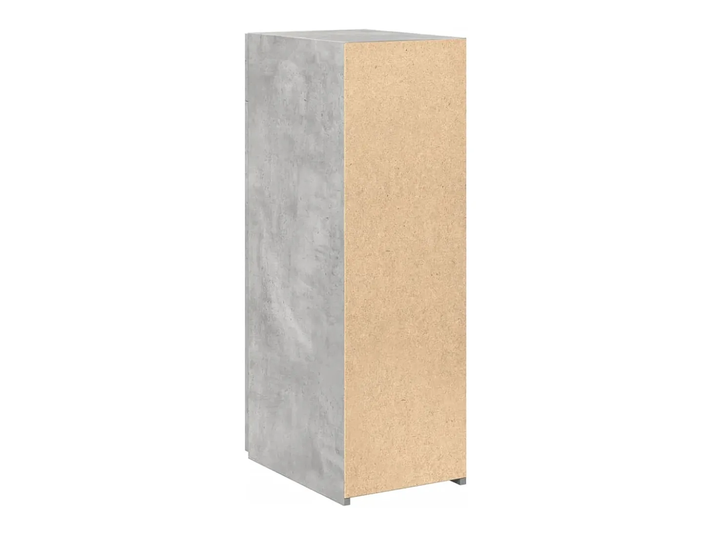 Aparador gris hormigón 30x42,5x93 cm madera de ingeniería