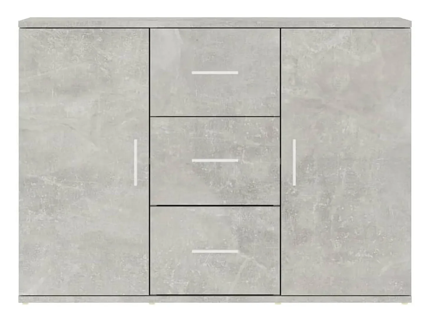 Aparador Gris Hormigón 91x29,5x65 cm Madera de Ingeniería
