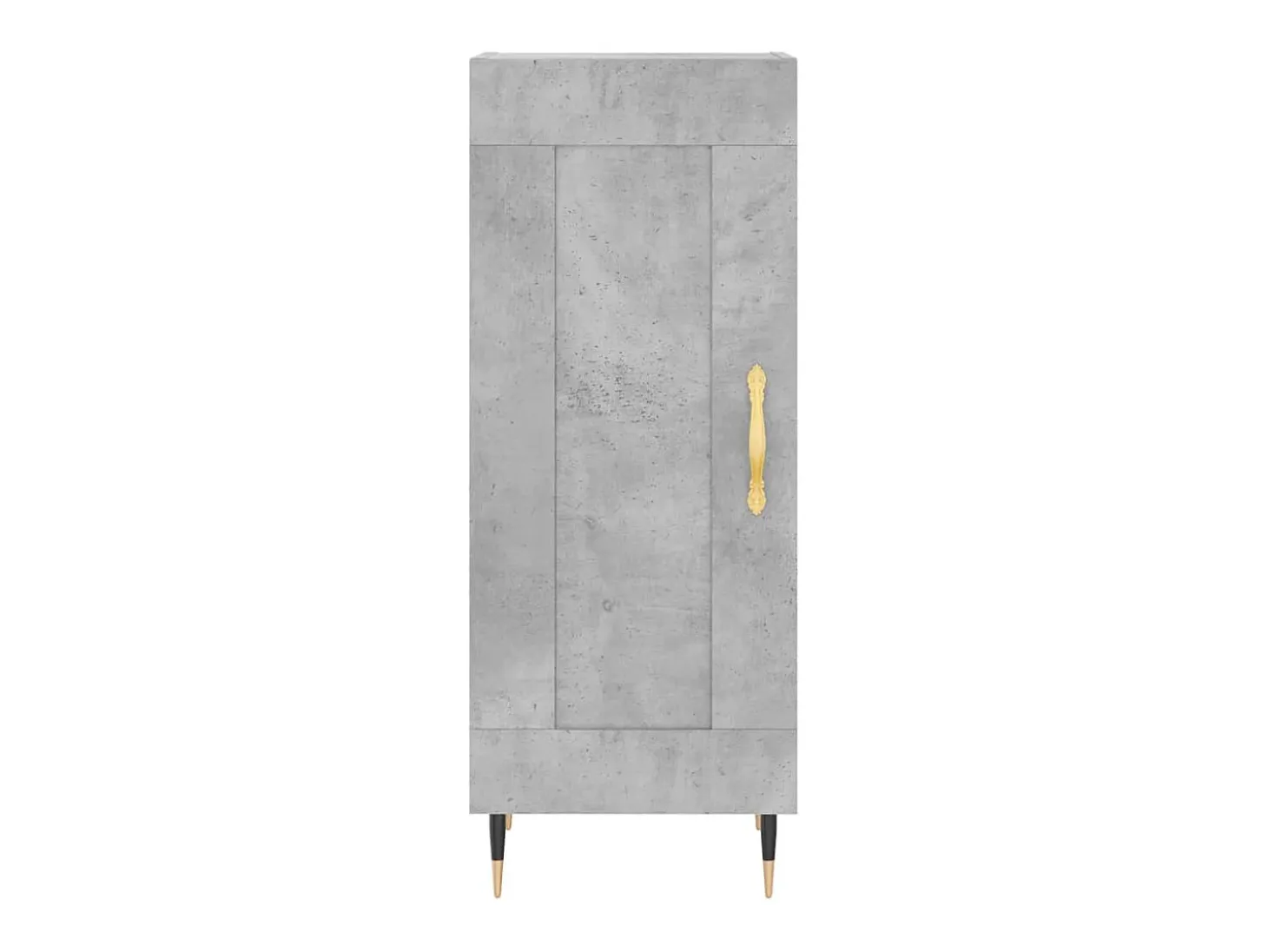 Aparador Gris Hormigón 34,5x34x90 cm Madera de Ingeniería