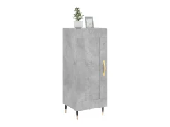 Aparador Gris Hormigón 34,5x34x90 cm Madera de Ingeniería