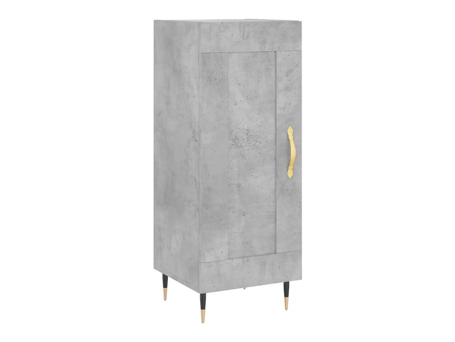 Aparador Gris Hormigón 34,5x34x90 cm Madera de Ingeniería