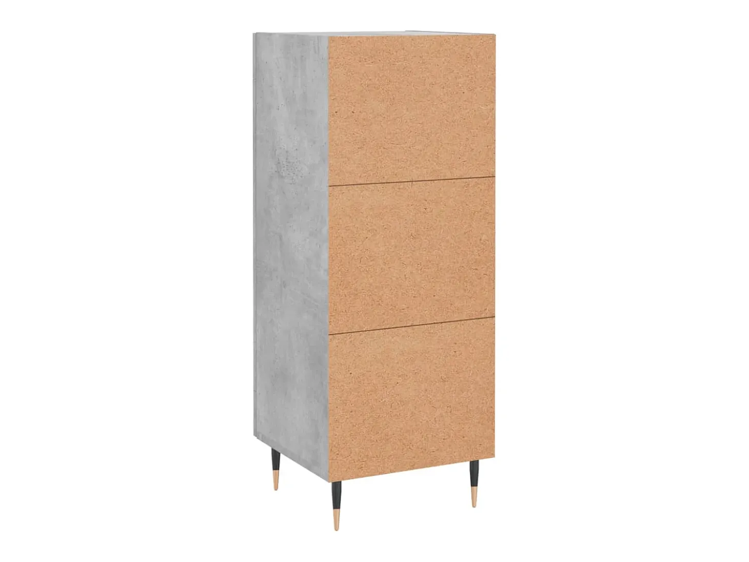 Aparador Gris Hormigón 34,5x34x90 cm Madera de Ingeniería