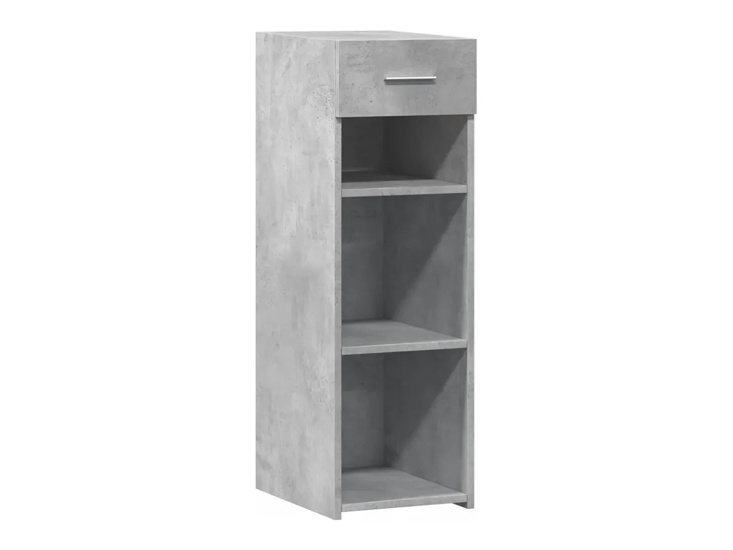Aparador gris hormigón 30x42,5x93 cm madera de ingeniería