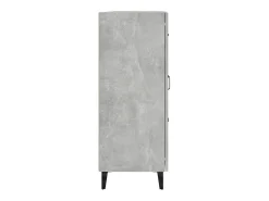 Aparador Gris Hormigón 69,5x34x90 cm Madera de Ingeniería