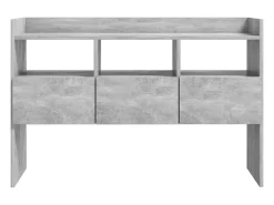 Aparador Gris Hormigón 105x30x70 cm Madera de Ingeniería