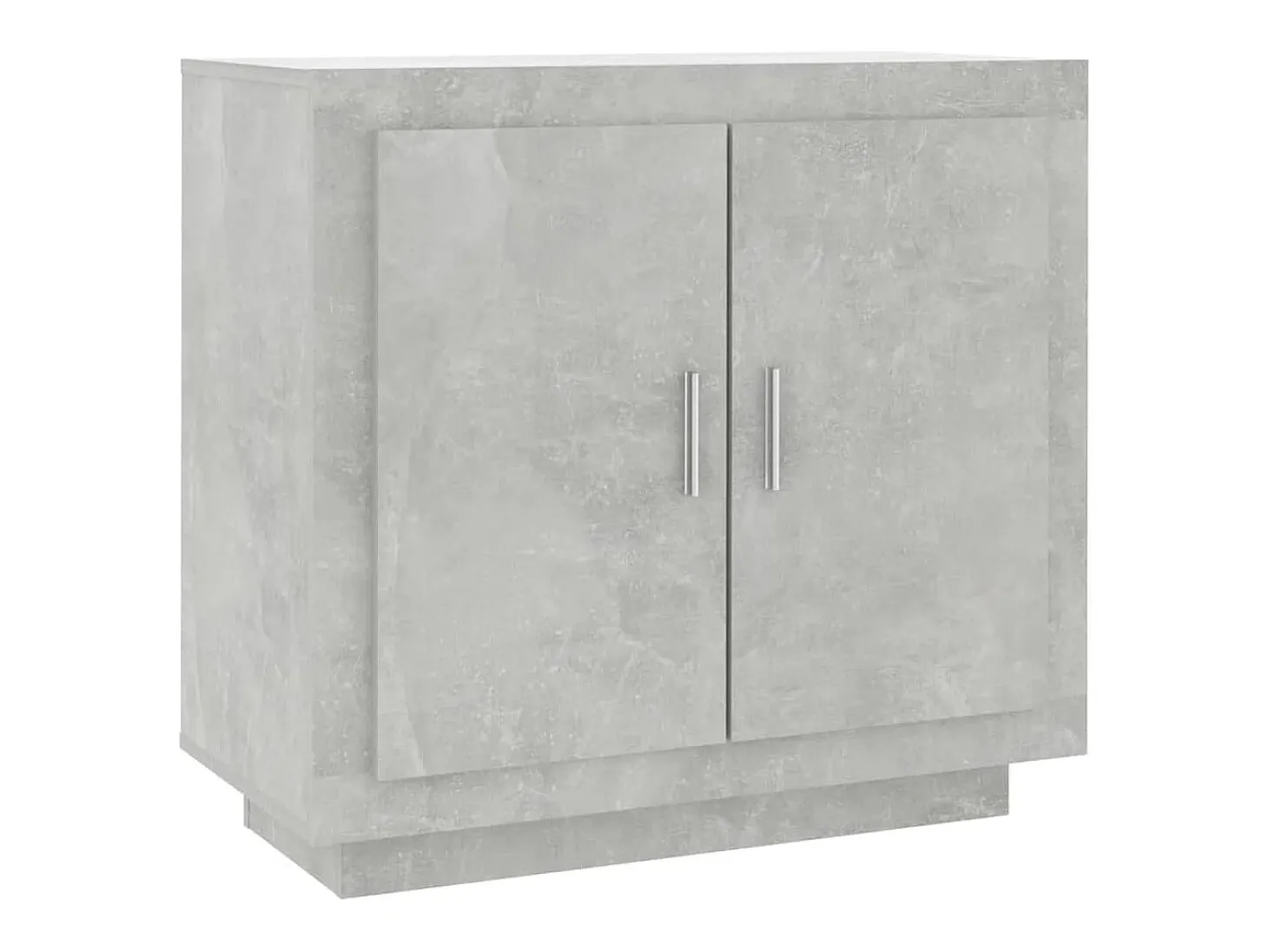 Aparador Gris Hormigón 80x40x75 cm Madera de Ingeniería