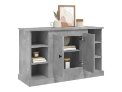 Aparador Gris Hormigón 100x35,5x60 cm Madera de Ingeniería