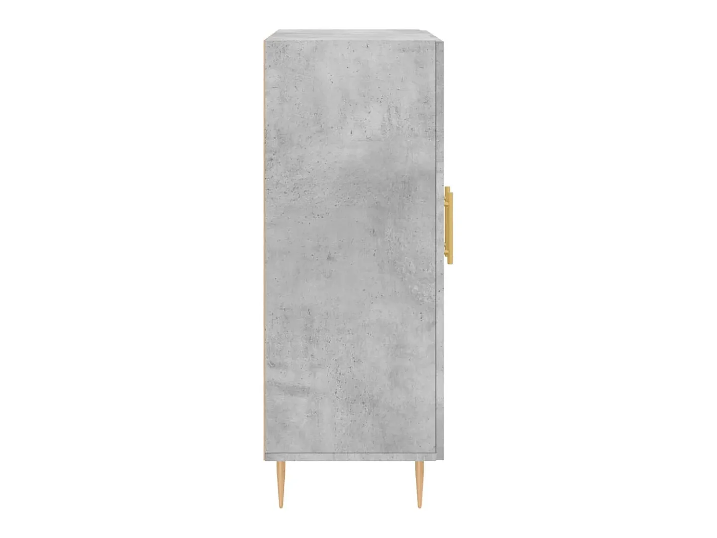 Aparador gris hormigón 69,5x34x90 cm madera de ingeniería