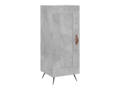 Aparador Gris Hormigón 34,5x34x90 cm Madera de Ingeniería