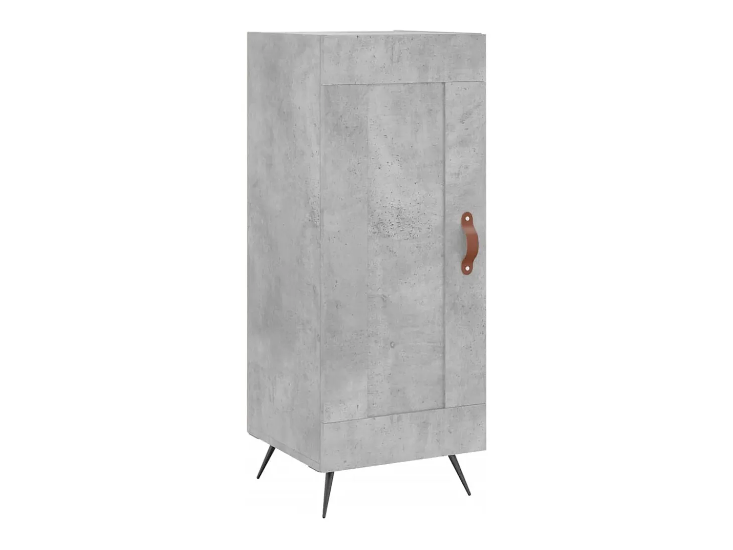 Aparador Gris Hormigón 34,5x34x90 cm Madera de Ingeniería