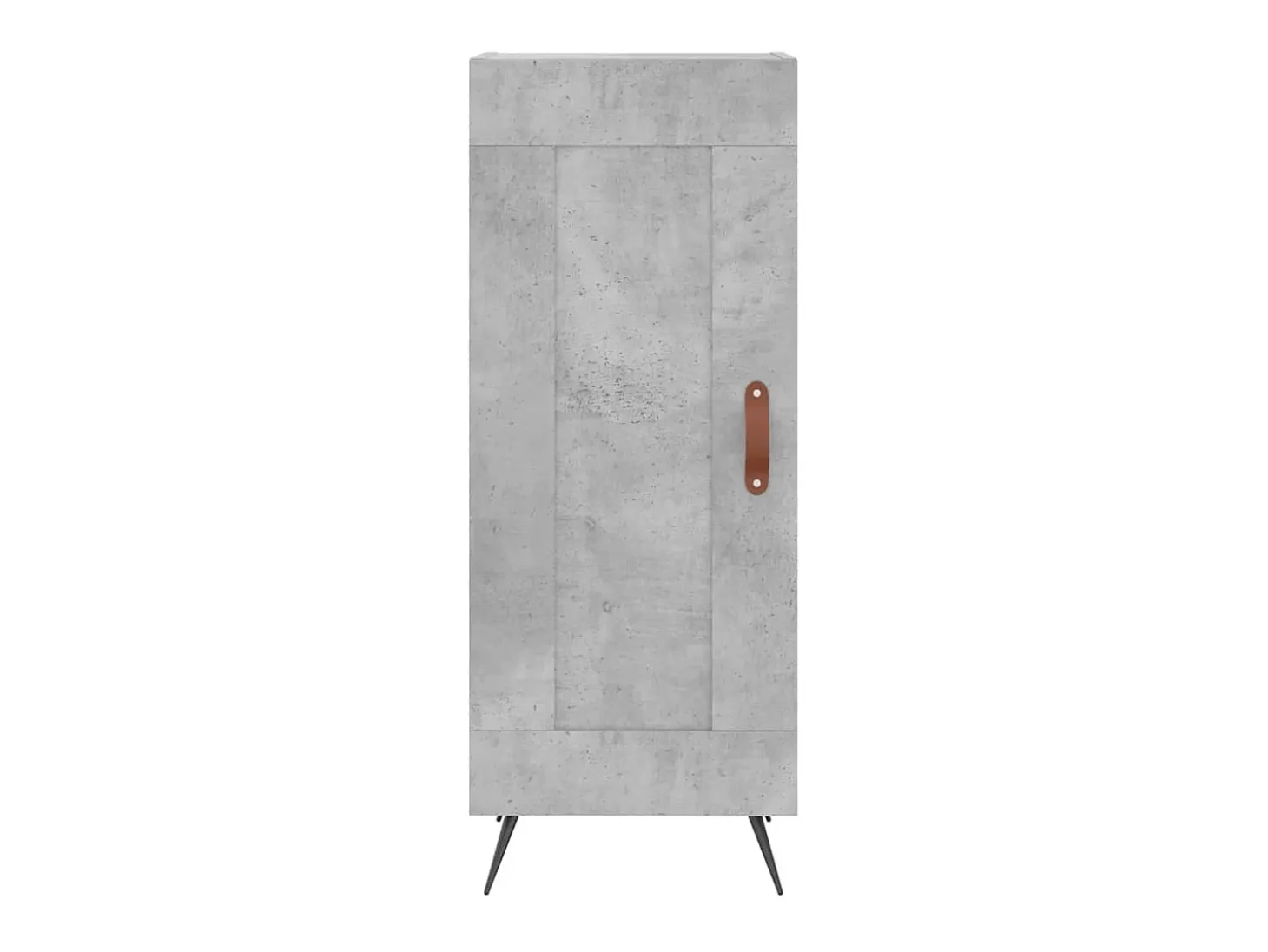 Aparador Gris Hormigón 34,5x34x90 cm Madera de Ingeniería