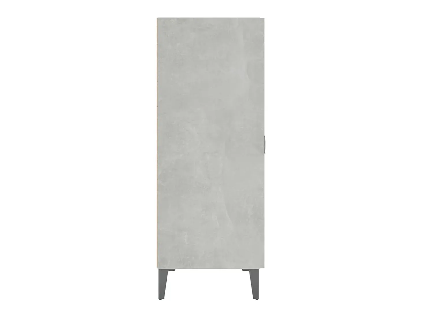Aparador gris hormigón 69,5x34x90 cm madera de ingeniería