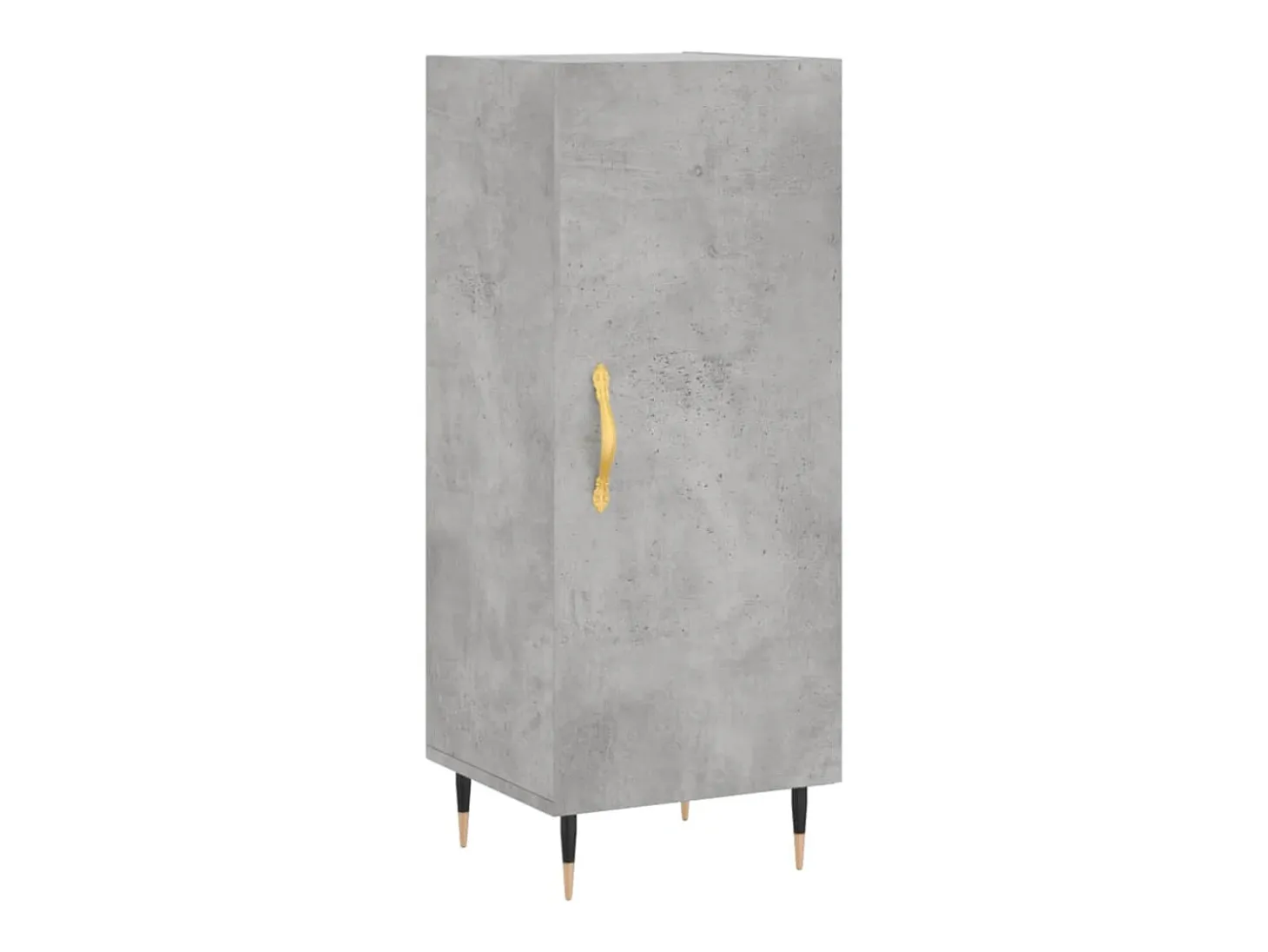 Aparador Gris Hormigón 34,5x34x90 cm Madera de Ingeniería