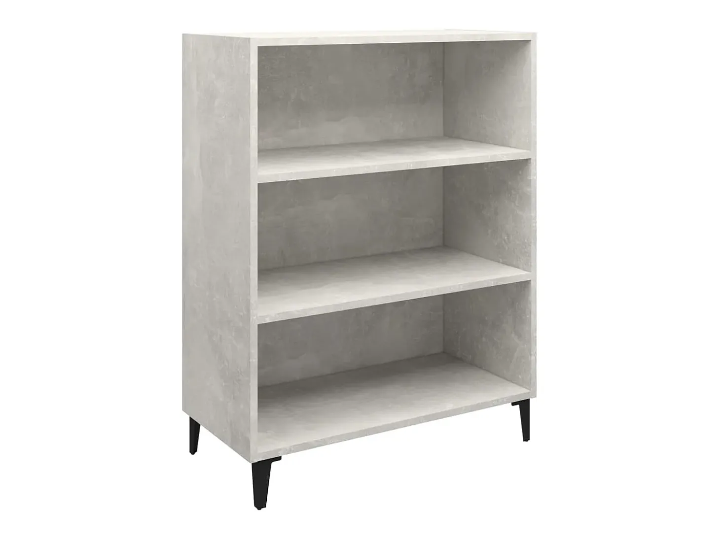 Aparador Gris Hormigón 69,5x32,5x90 cm Madera de Ingeniería