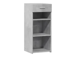 Aparador gris hormigón 40x42,5x93 cm madera de ingeniería