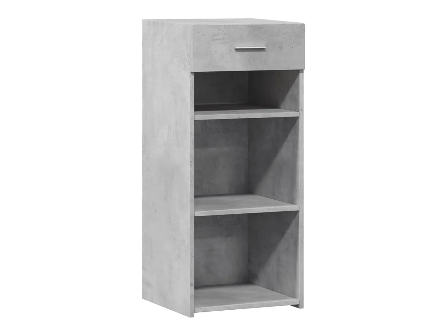 Aparador gris hormigón 40x42,5x93 cm madera de ingeniería