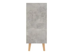 Aparador gris hormigón 90x30x72 cm madera de ingeniería