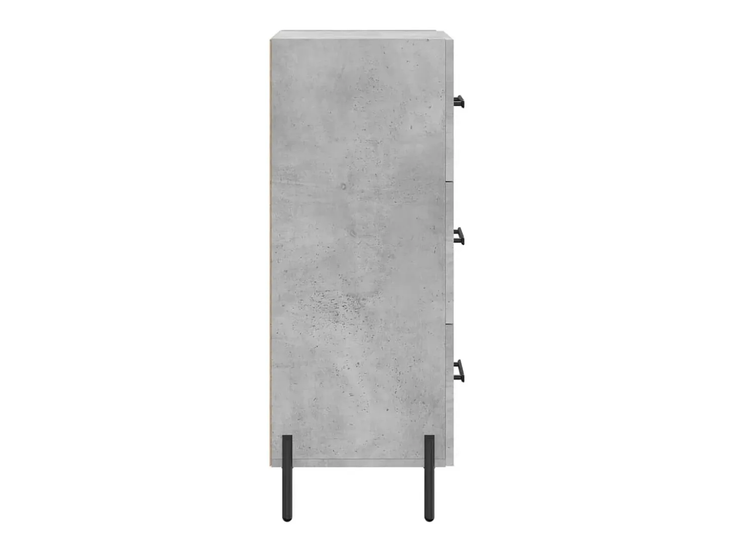 Aparador Gris Hormigón 34,5x34x90 cm Madera de Ingeniería