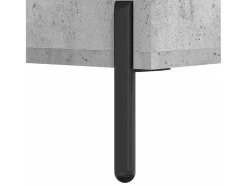 Aparador Gris Hormigón 34,5x34x90 cm Madera de Ingeniería