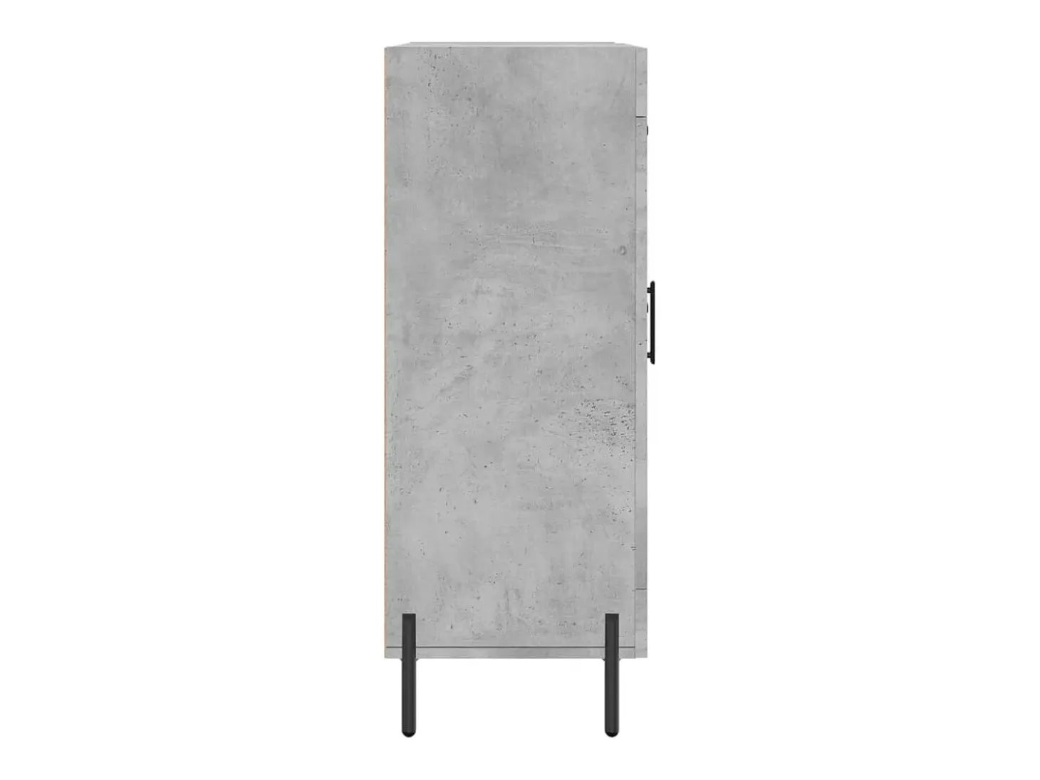 Aparador gris hormigón 69,5x34x90 cm madera de ingeniería