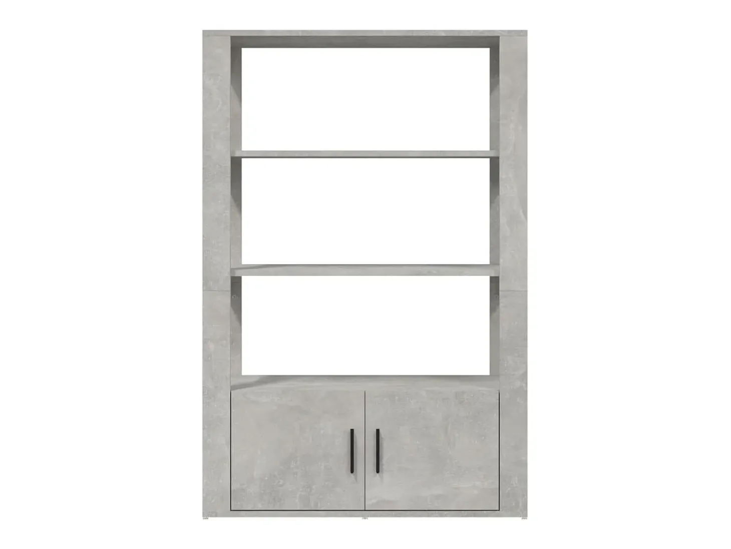 Aparador Gris Hormigón 80x30x119,5 cm Madera de Ingeniería