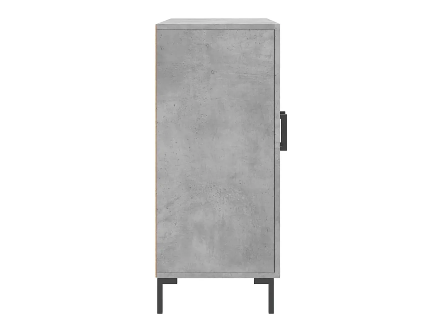 Aparador gris hormigón 90x34x80 cm madera de ingeniería