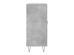 Aparador gris hormigón 90x34x80 cm madera de ingeniería