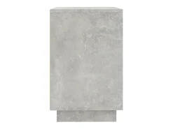 Aparador gris hormigón 102x35x55 cm madera de ingeniería