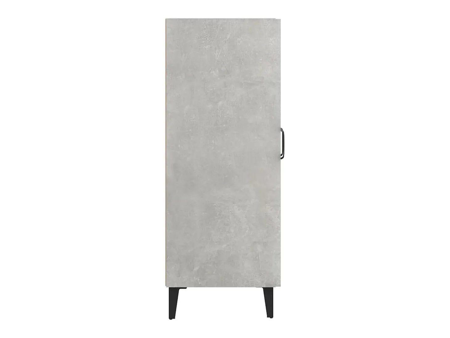 Aparador gris hormigón 69,5x34x90 cm madera de ingeniería