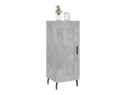 Aparador Gris Hormigón 34,5x34x90 cm Madera de Ingeniería